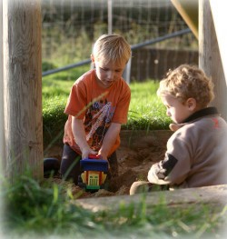 Spielen im Garten